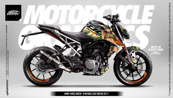 ARMY FORCE - KTM DUKE 200/250/390 NG
