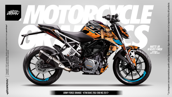 ARMY FORCE - KTM DUKE 200/250/390 NG - Imagen 4