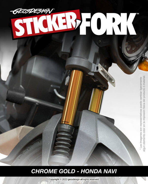 STICKERS PARA BARRAS ( FORKS STICKERS ) - HONDA NAVI - Imagen 9