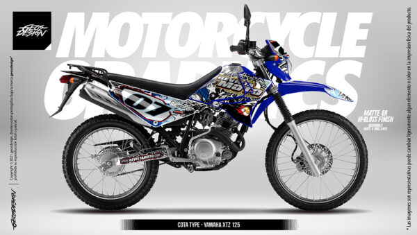 COTA TYPE - YAMAHA XTZ125 02-18