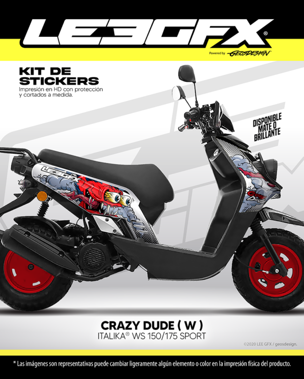 CRAZY DUDE - ITALIKA WS SPORT - Imagen 5