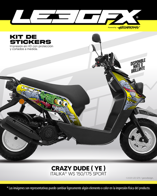 CRAZY DUDE - ITALIKA WS SPORT - Imagen 6