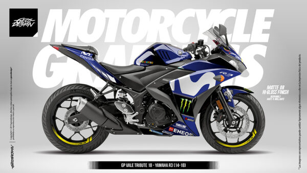 GP VALE TRIBUTE 18 TRIBUTE - YAMAHA R3 15-18