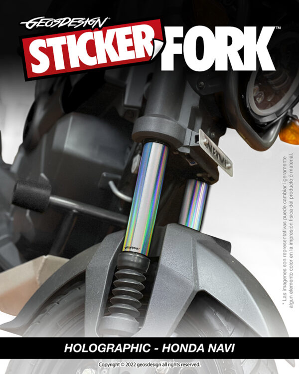 STICKERS PARA BARRAS ( FORKS STICKERS ) - HONDA NAVI - Imagen 7