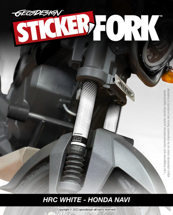STICKERS PARA BARRAS ( FORKS STICKERS ) - HONDA NAVI - Imagen 3
