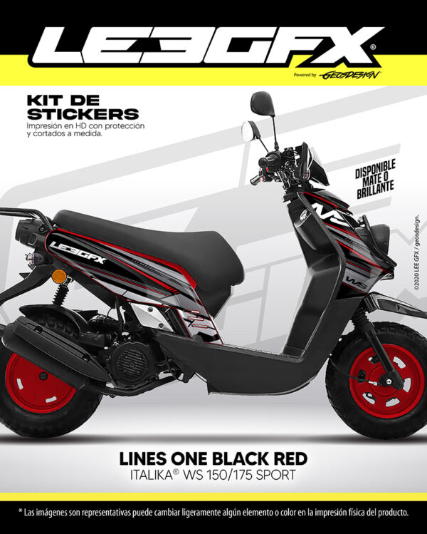 LINES ONE - ITALIKA WS SPORT - Imagen 4