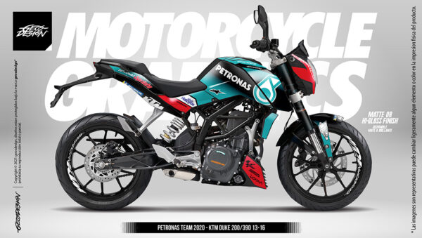 PETRONAS TEAM 2020 - KTM DUKE 200/390 1st Gen.