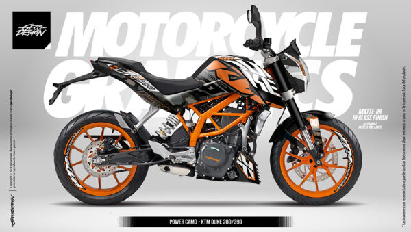 POWER CAMO - KTM DUKE 200/390 1st Gen.