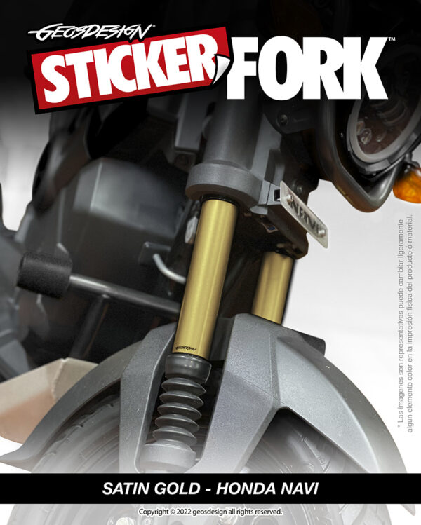 STICKERS PARA BARRAS ( FORKS STICKERS ) - HONDA NAVI - Imagen 5
