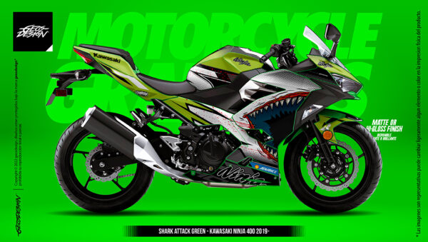 SHARK ATTACK - KAWASAKI NINJA 400 - Imagen 4