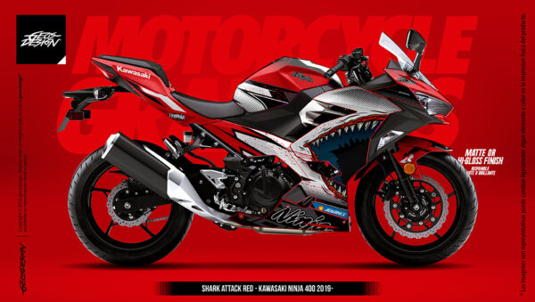 SHARK ATTACK - KAWASAKI NINJA 400 - Imagen 6