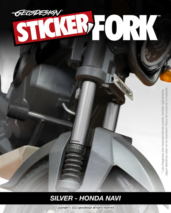 STICKERS PARA BARRAS ( FORKS STICKERS ) - HONDA NAVI - Imagen 4
