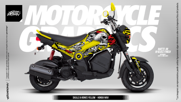 SKULLS AND BONES - HONDA NAVI / ITALIKA BIT - Imagen 8