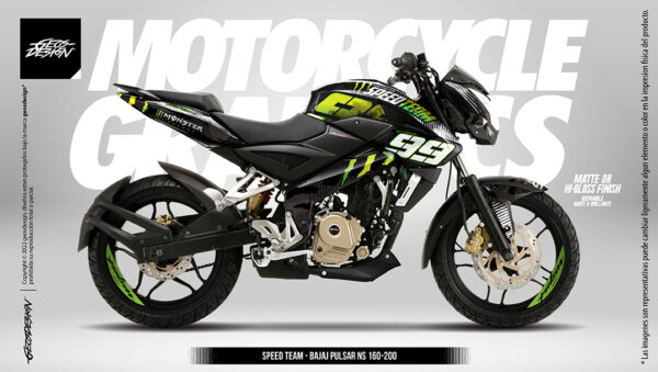 SPEED TEAM MONSTER - BAJAJ PULSAR NS 160/200