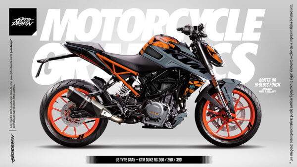 US TYPE - KTM DUKE 200/250/390 NG