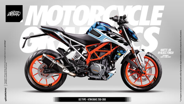 US TYPE - KTM DUKE 200/250/390 NG - Imagen 4