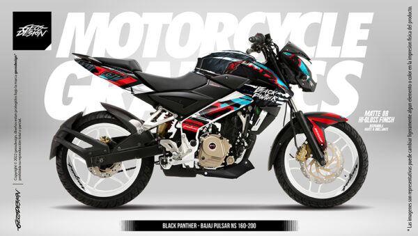 BLACK PANTHER - BAJAJ PULSAR NS 160/200