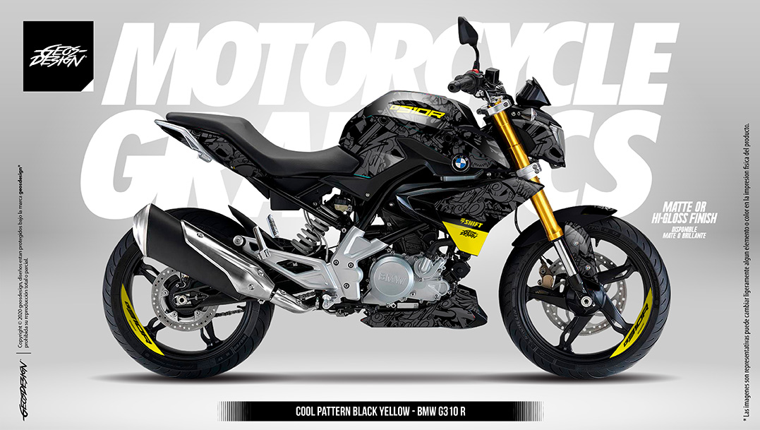 Fotos de motos BMW con vinilo