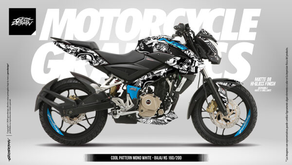 COOL PATTERN MONO - BAJAJ PULSAR NS 160/200 - Imagen 4