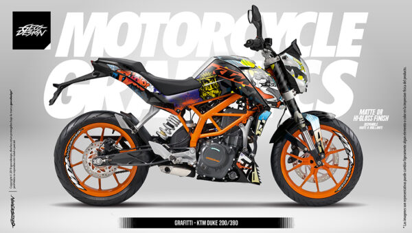 GRAFFITI - KTM DUKE 200/390 1st Gen.