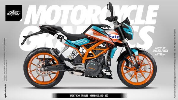 JACKY ICKX TRIBUTE - KTM DUKE 200/390 1st Gen.