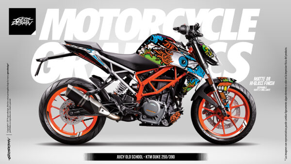 JUICY OLD SCHOOL - KTM DUKE 200/250/390 NG