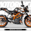 POWER SHAPES - KTM DUKE 200/390 1st Gen.