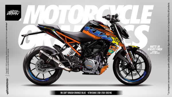 RK SOFT BRUSH - KTM DUKE 200/250/390 NG