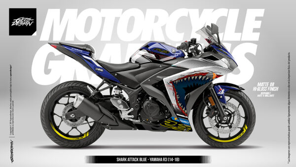 SHARK ATTACK - YAMAHA R3 15-18 - Imagen 5