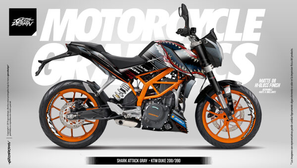 SHARK ATTACK - KTM DUKE 200/390 1st Gen.