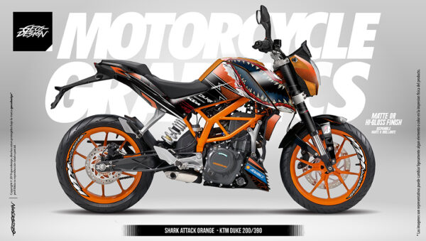 SHARK ATTACK - KTM DUKE 200/390 1st Gen. - Imagen 4