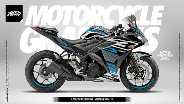 SLASHED LINES - YAMAHA R3 15-18 - Imagen 5