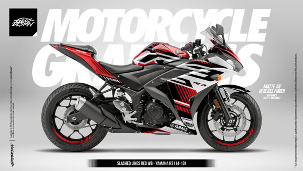 SLASHED LINES - YAMAHA R3 15-18 - Imagen 7