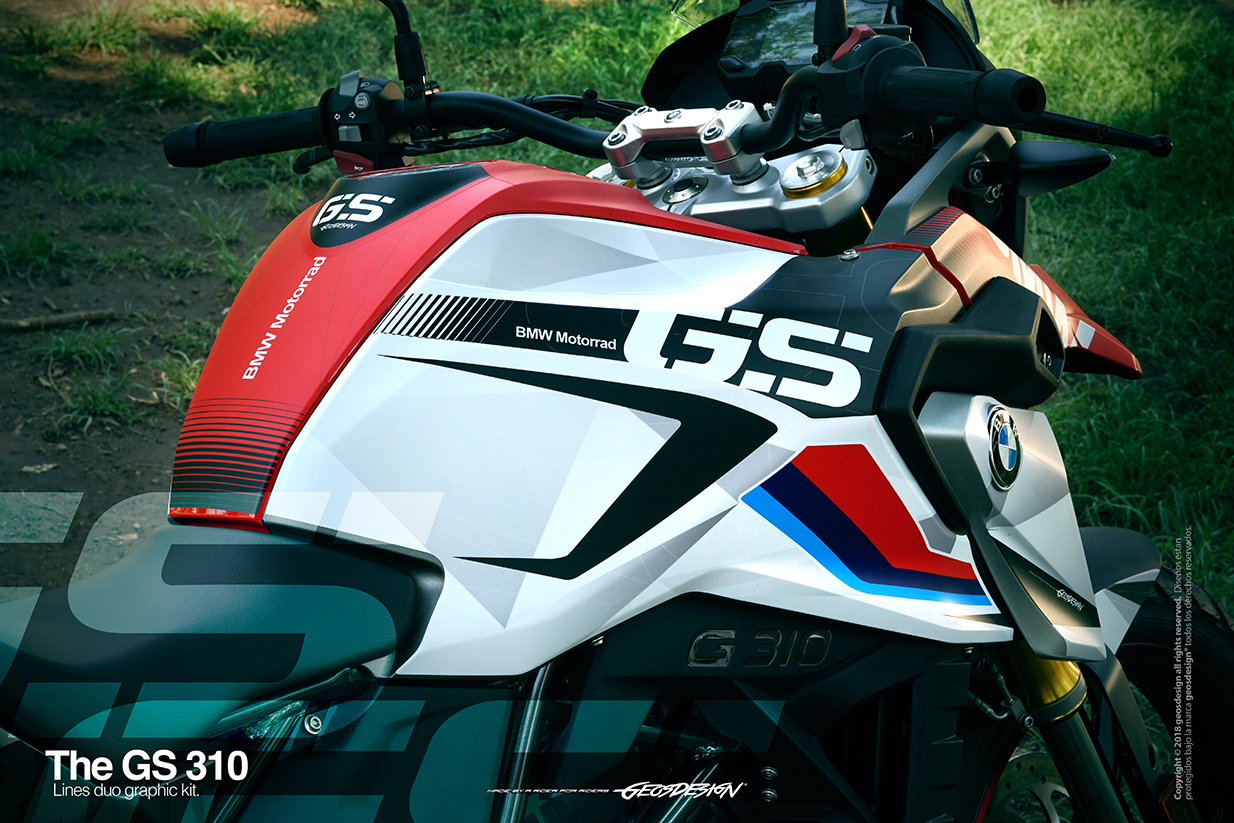 Black Centre Main Stand For BMW G 310 GS (2017+) - MPW Steel