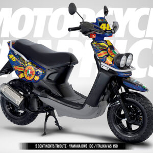 5 CONTINENTS TRIBUTE - YAMAHA BWS-ZUMA 100 / ITALIKA WS 150