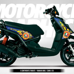 5 CONTINENTS TRIBUTE - YAMAHA BWS-ZUMA 125