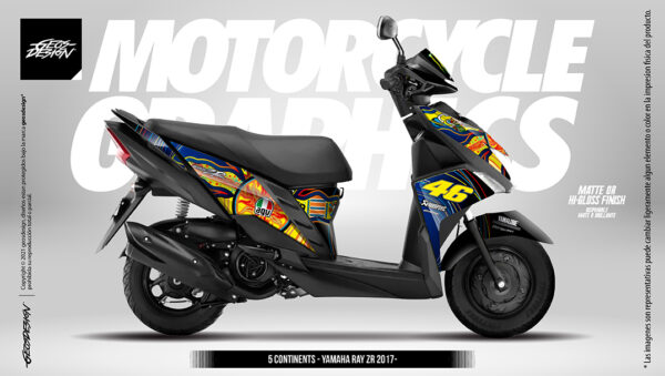 5 CONTINENTS TRIBUTE - YAMAHA RAY ZR