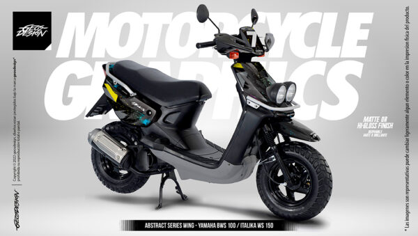 ABSTRACT SERIES WING  - YAMAHA BWS-ZUMA 100 / ITALIKA WS 150