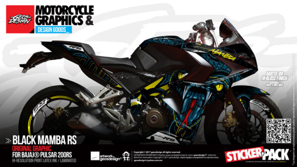 BLACK MAMBA - BAJAJ PULSAR RS 200