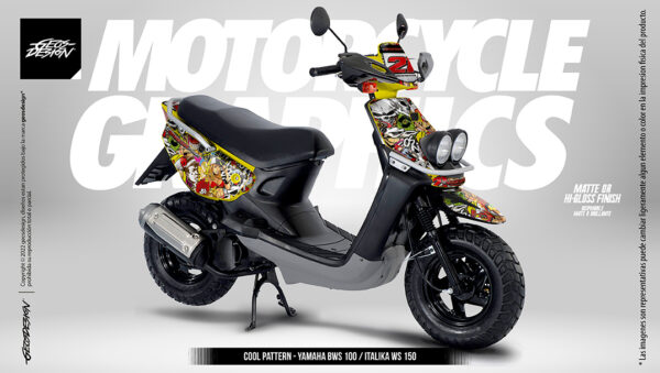 COOL PATTERN - YAMAHA BWS-ZUMA 100 / ITALIKA WS 150