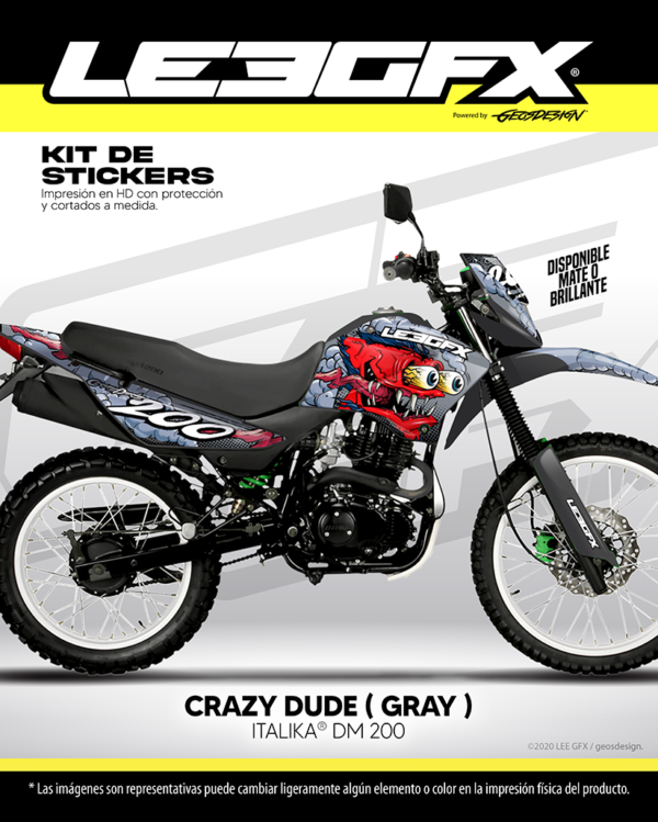 CRAZY DUDE - ITALIKA DM 200 14-21 - Imagen 5
