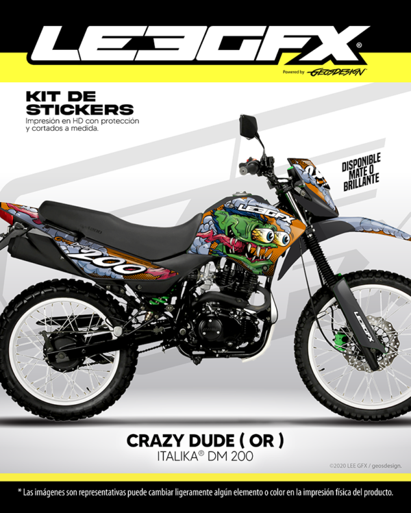 CRAZY DUDE - ITALIKA DM 200 14-21 - Imagen 6