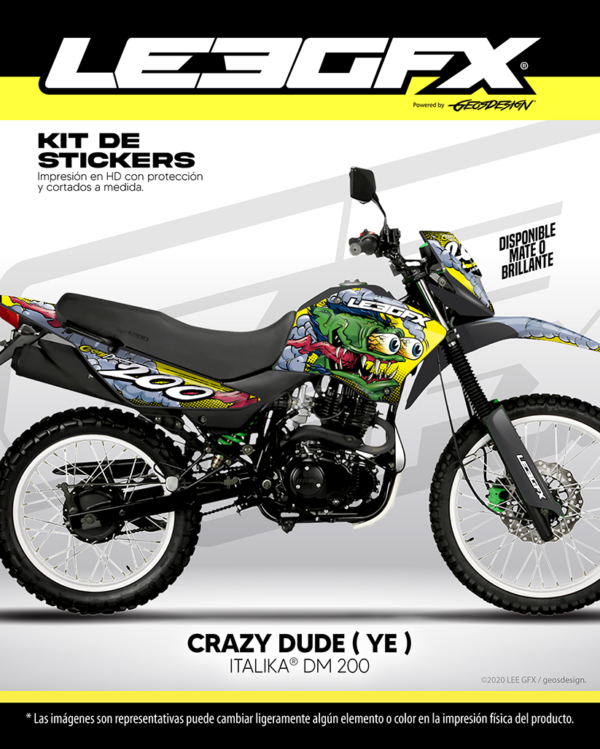 CRAZY DUDE - ITALIKA DM 200 14-21 - Imagen 7