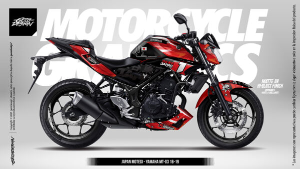 JAPAN MOTEGI - YAMAHA MT 03 16-19 - Imagen 4