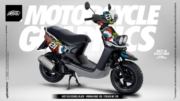 JUICY OLD SCHOOL - YAMAHA BWS-ZUMA 100 / ITALIKA WS 150 - Imagen 4
