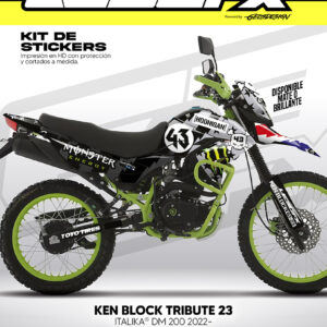 KEN BLOCK TRIBUTE 23- ITALIKA DM 200 2022-