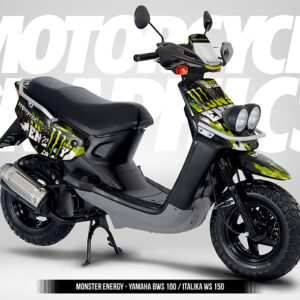 MONSTER ENERGY - YAMAHA BWS-ZUMA 100 / ITALIKA WS 150