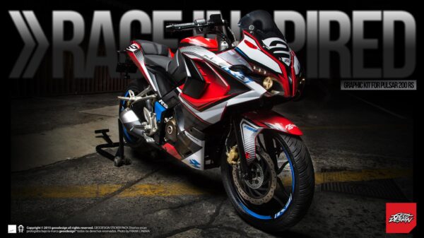 SBK TYPE - BAJAJ PULSAR RS 200