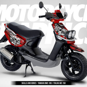 SKULLS AND BONES - YAMAHA BWS-ZUMA 100 / ITALIKA WS 150