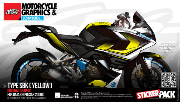 SBK TYPE - BAJAJ PULSAR RS 200 - Imagen 9